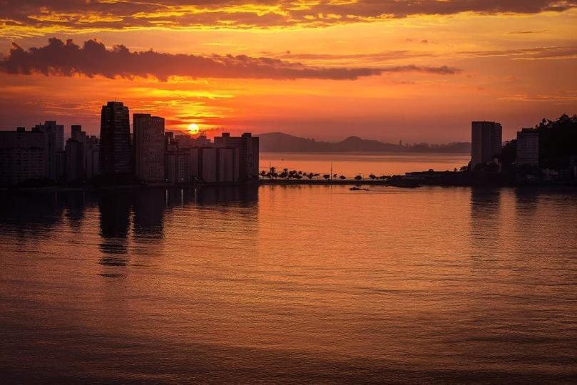 Apartamento Pe Na Areia São Vicente Екстериор снимка